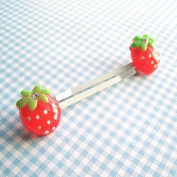 Strawberry Hair Clips